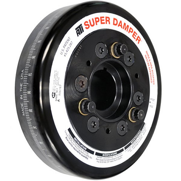 Damper - 7.57in - Alum - 20+ フォード 7.3L Godzilla - OEM Size - (2) 6 Groove - 5 Ring