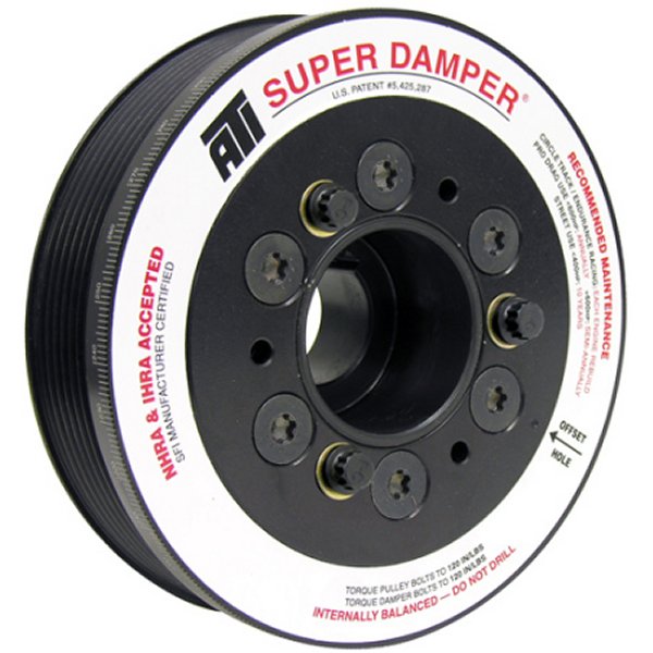 Damper - 5.67in - Alum - 6 Grv - ミツビシ Evo 10 - 3 Percent UD - 08+ - 1Pc