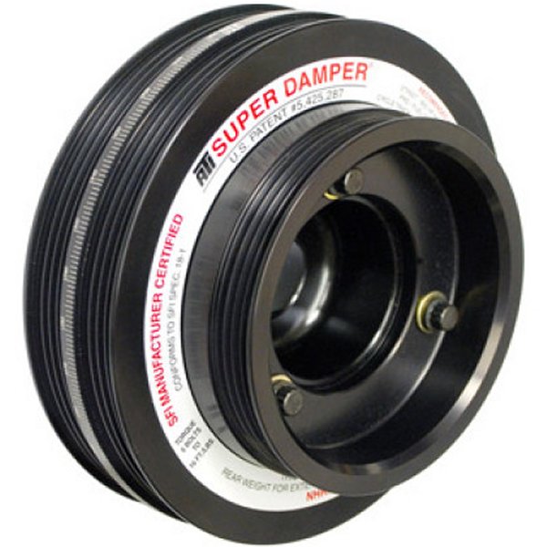 Damper - 5.67in - Alum - 7 Grv - ニッサン VQ35HR VQ37VHR 350Z 370Z V6 - 4 Percent UD - 1Pc