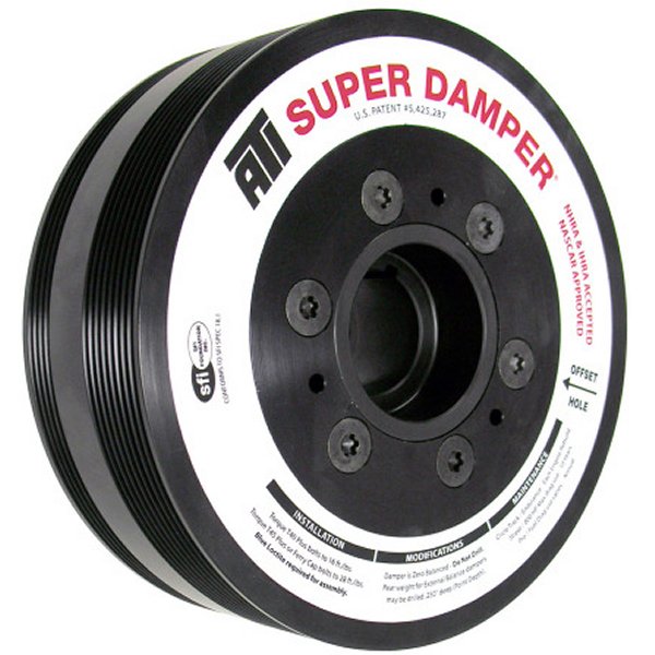 Damper - 7.65in - Alum - 8 & 4 Grv - LS7 - Y Body コルベット - Gen 5 Z28 - LS3 - OEM Size - 2 Ring