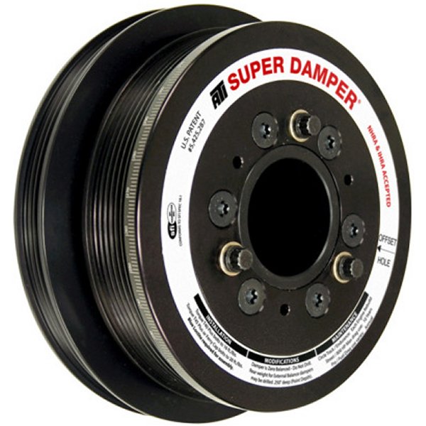 Damper - 7.48in - Alum - 6 Grv - No A/C - LS3 カマロ - 10-15 - Gen 3 Vortec Truck - LS