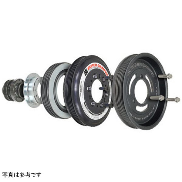 Damper - 7.525in - Alum - 4 & 3 Grv - GM L86 6.2 V8