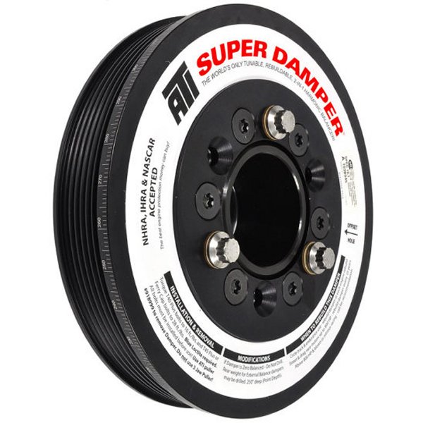 Damper - 7.48in - Alum LW - 6/4 Grv - LSA - 09-15 キャデラック CTS-V (Excl SC Pulley)