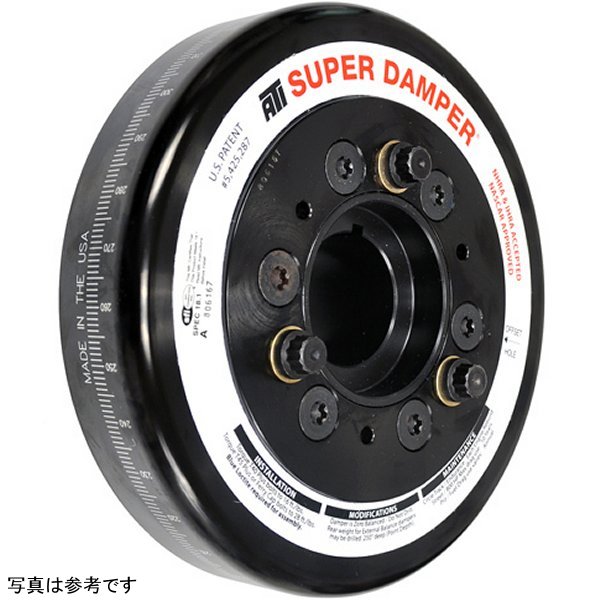 Damper - 7.48in - Alum LW - 6 Groove - LSA - 09-15 キャデラック CTS-V (Excl SC Pulley)
