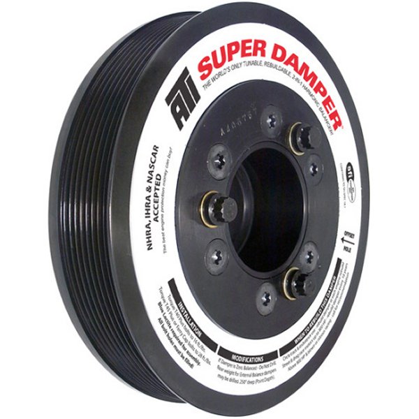 Damper - 7.45in - Steel - 8 Grv - フォード 7.3 - Powerstroke - 99-03 - Ext Bal - 3 Ring - Diesel