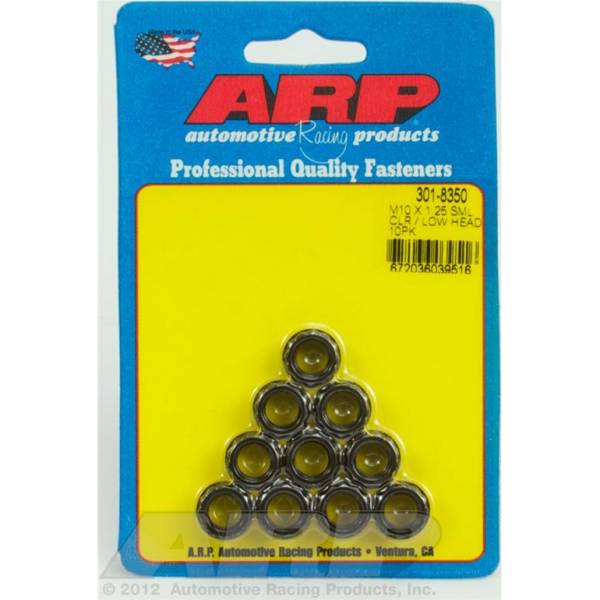 M10x1.25 12PT ナットキット 8740 クロモリ ブラック 10個入り