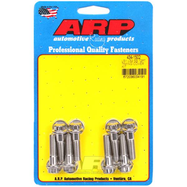 ステンレス 12pt タイミングカバー ボルトキット Chevy LS1 LS2