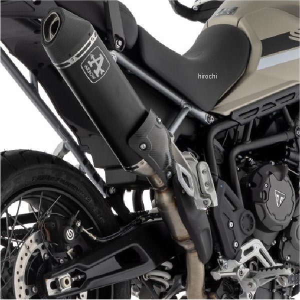 スリップオンマフラー Veloce(ヒートシールド付) 20年-23年 TIGER900GT Aragon アルミダーク