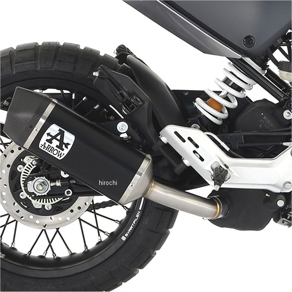 スリップオンマフラー Indy Race 21年-23年 スヴァルトピレン125 アルミダーク