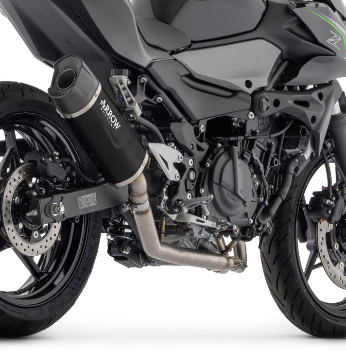 フルエキゾースト Pro-Race 24年 Ninja400 ニクロム(ステンレス)ダーク