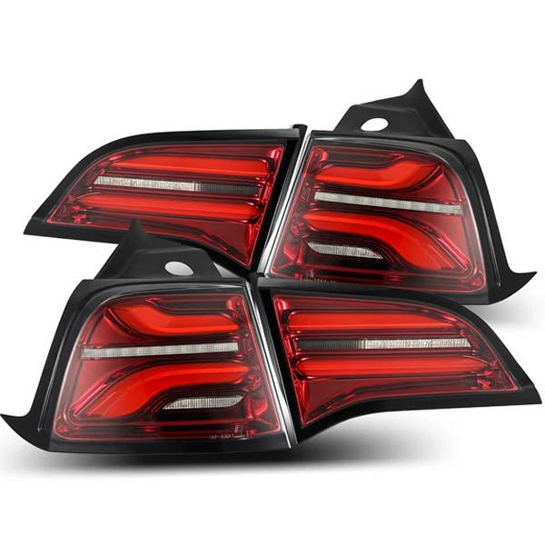 PROシリーズ LED テールライト レッドスモーク 17年-22年 Tesla Model 3