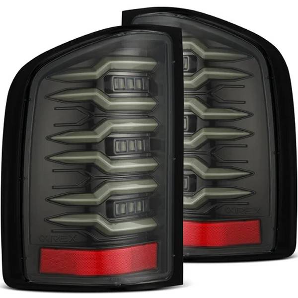 LUXXシリーズ LED テールライト アルファブラック  07年-13年 シボレー Silverado 1500