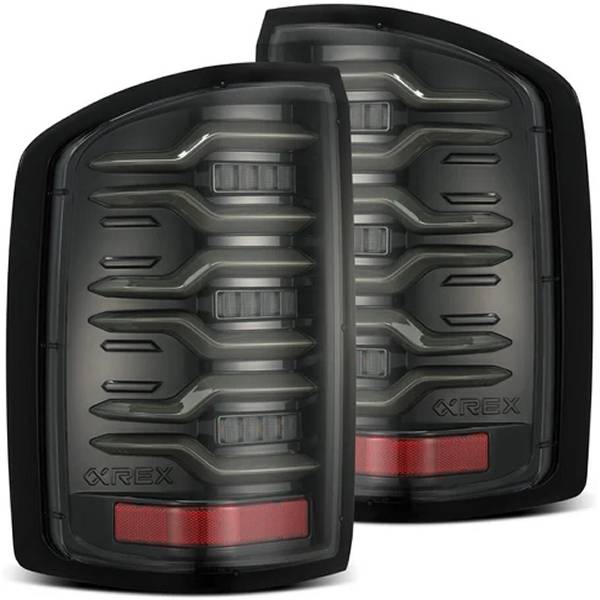 LUXXシリーズ LED テールライト アルファブラック 14年-18年 GMC Sierra 1500/2500HD/3500HD