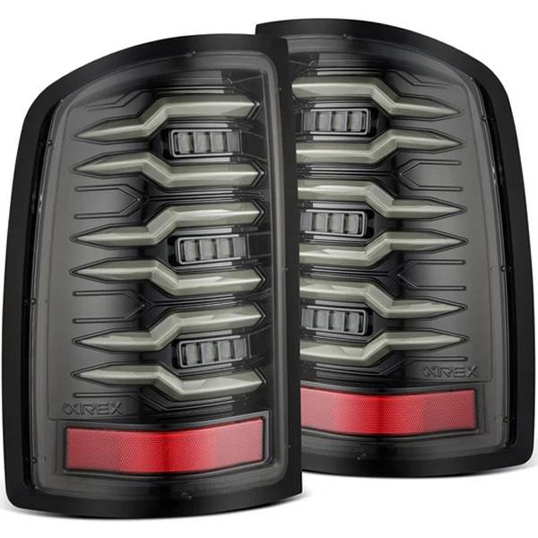 LUXXシリーズ LED テールライト アルファブラック 07年-13年 GMC Sierra 1500/2500HD/3500HD