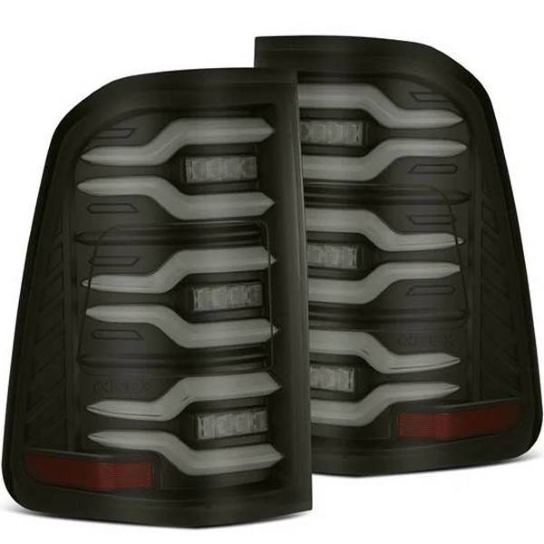 1500 Luxxシリーズ LED テールライト ブラック 19年-21年 Dodge Ram