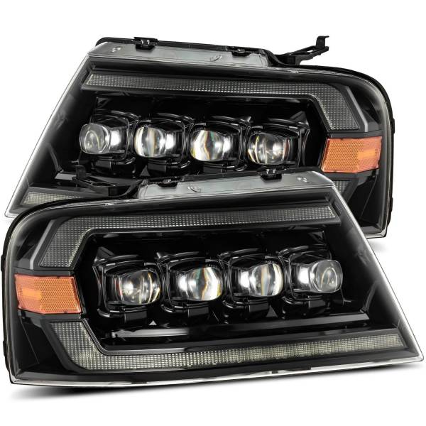 NOVAシリーズ LED プロジェクター ヘッドライト クローム 04年-08年 フォード F-150 (No 2004 Heritage)