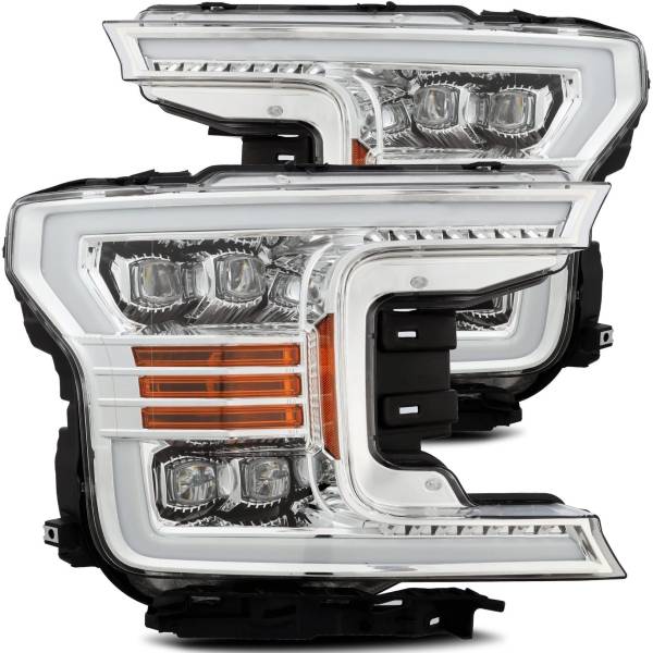 NOVAシリーズ LED プロジェクターヘッドライト Plank Style クローム 18年-19年 フォード F-150
