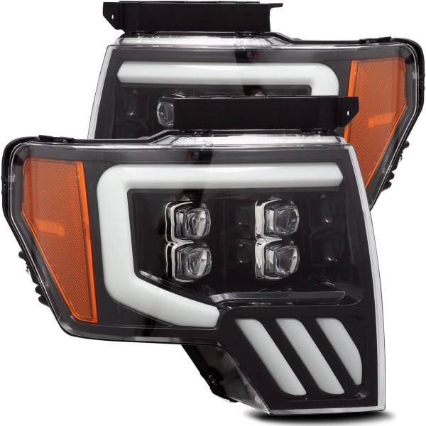 NOVAシリーズ LED プロジェクター ヘッドライト Plank Style グロスブラック 09年-14年 フォード F-150