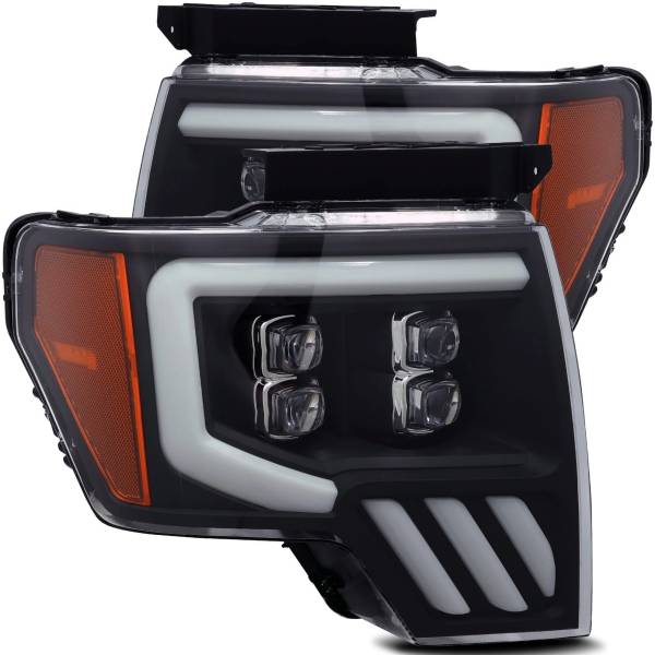 NOVAシリーズ LED プロジェクター ヘッドライト Plank Style マットブラック 09年-14年 フォード F-150