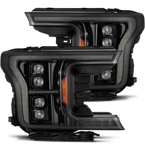 NOVAシリーズ LED プロジェクター ヘッドライト アルファブラック 18年-20年 フォード F-150 (14th Gen G2 Style)