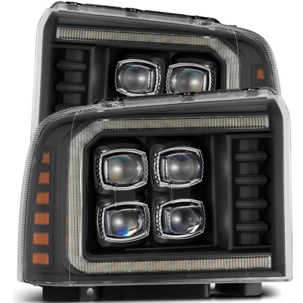 NOVAシリーズ LED プロジェクター ヘッドライト ブラック 05年-07年 フォード F250/350/450/550 Super Duty