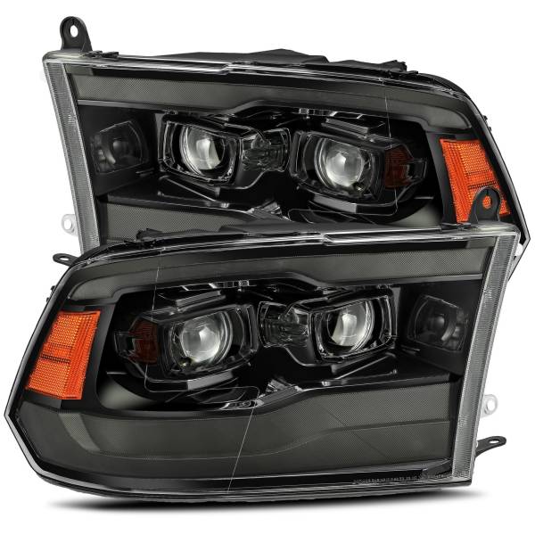 LUXXシリーズ LED プロジェクター ヘッドライト Plnk Style ジェットブラック 09年-18年 Dodge Ram 1500HD