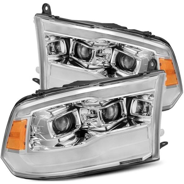 PROシリーズ プロジェクターヘッドライト Plank Style クローム 09年-18年 Dodge Ram 1500HD