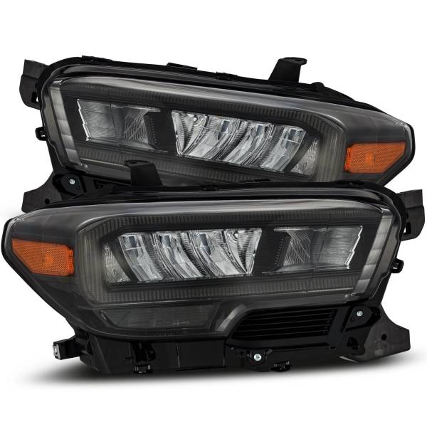 LUXXシリーズ LED Crystal ヘッドライト アルファブラック 16年-23年 トヨタ Tacoma