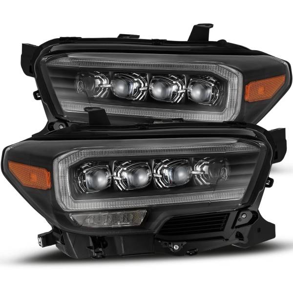 NOVAシリーズ LED プロジェクター ヘッドライト Plank Style ブラック 16年-20年 トヨタ Tacoma