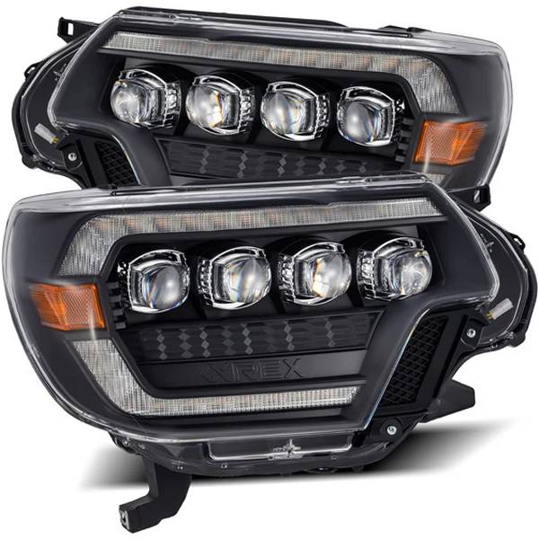 NOVAシリーズ LED プロジェクター ヘッドライト Plank Style ブラック 12年-15年 トヨタ Tacoma