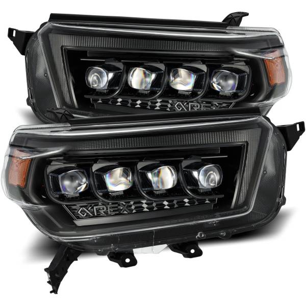 NOVAシリーズ LED プロジェクター ヘッドライト Plank Style アルファブラック 10年-13年 トヨタ 4Runner