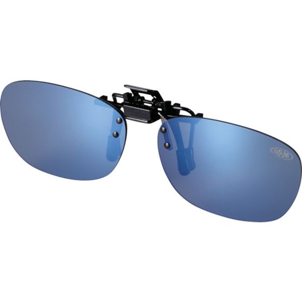 偏光クリップオングラス  ブルー