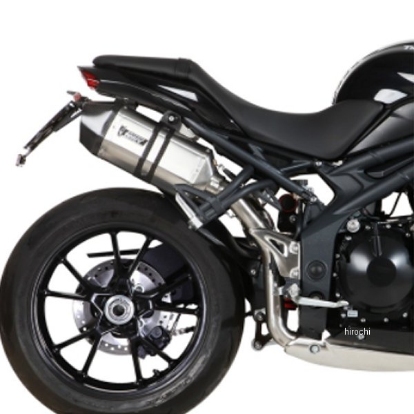 デュアルスリップオンマフラー ハイポジション SPEED EDGE 11年-15年 トライアンフ スピードトリプル ステンレス