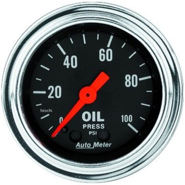 2-1/16インチ 100 PSI メカニカル 油圧ゲージ