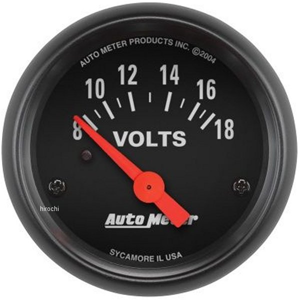 Z-Series 52mm 8-18V 電圧計