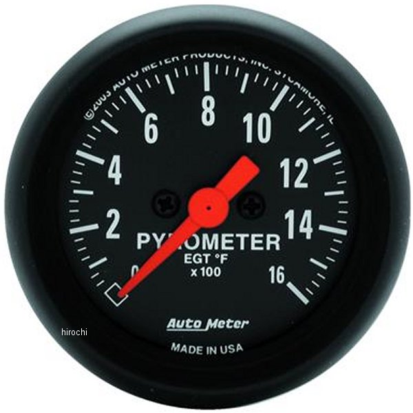 Z-Series 52mm フルスイープ電子パイロメーターゲージ