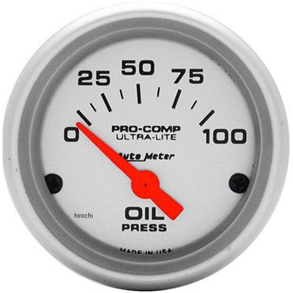 Ultra-Lite 52mm 0-100 PSI Electronic 油圧計