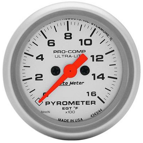 Ultra-Lite 52mm 電子 EGT ゲージ