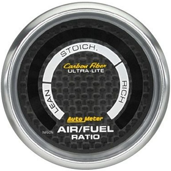 Carbon Fiber 52mm 電子エアーフューエルゲージ