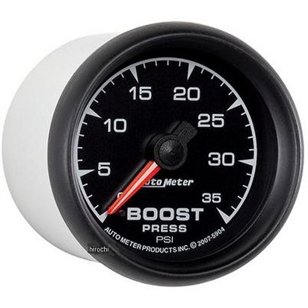 ES 52mm 35 PSI メカニカル ブーストゲージ