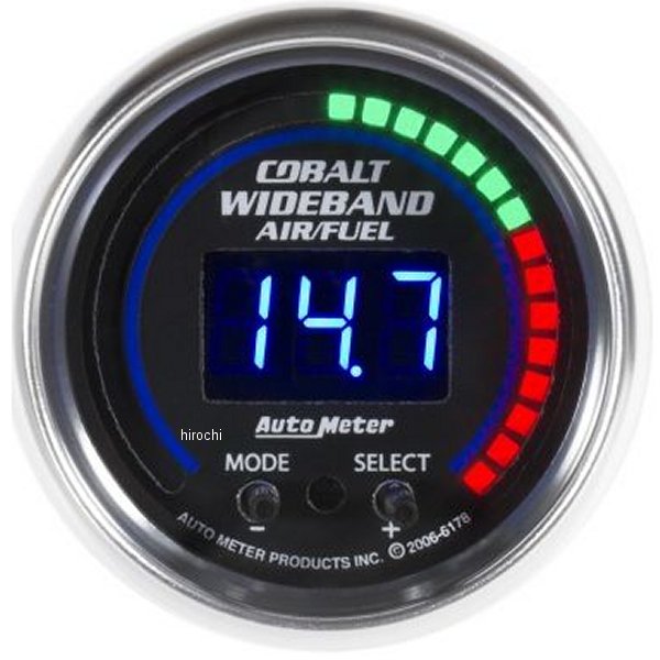 Cobalt 52mm ワイドバンド エア/フューエルゲージ