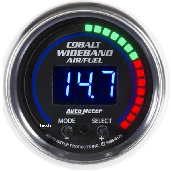 Cobalt 52mm ワイドバンド エア/フューエルゲージ