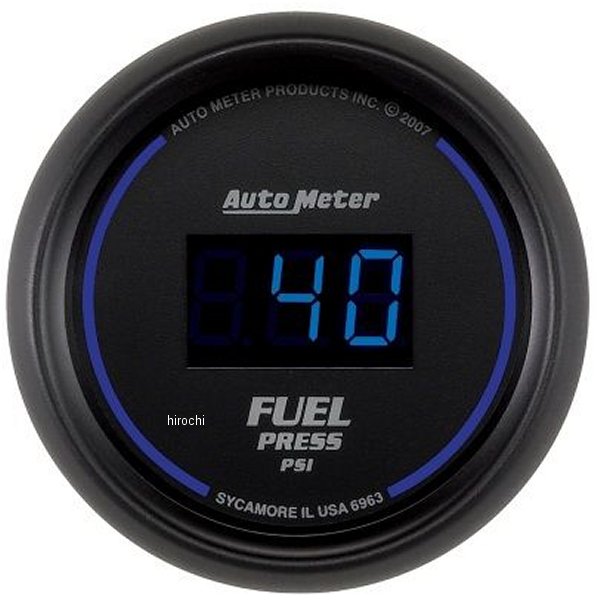 52.4mm 1-100 PSI デジタル 燃圧計