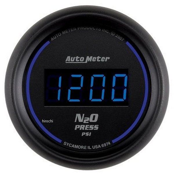 Ultra-Lite 2-1/16in 1600 PSI デジタル Nitrous Pressureゲージ