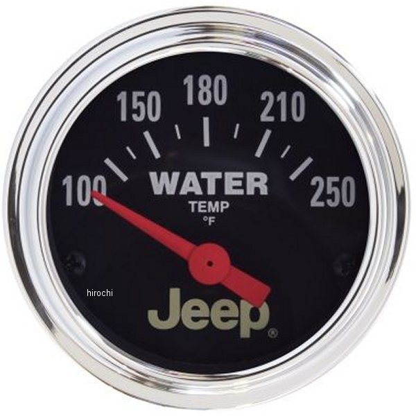 Jeep 52mm ショートスイープ電子水温計