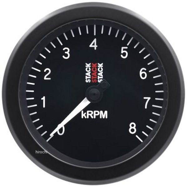 Stack Sport 88mm 0-8K RPM タコメーター