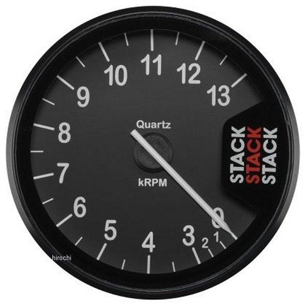 Stack Clubman タコメーター 80mm 0-3-13K RPM