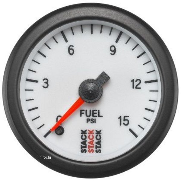 Stack 52mm 0-15 PSI 燃圧計