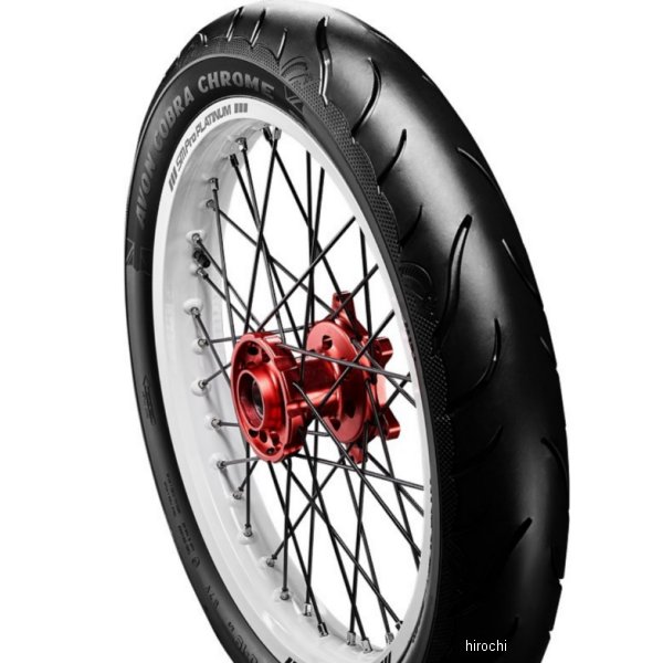 エイボン AVON AV91 Cobra Chrome 100/90-19 57V ホワイトウォール TL フロント
