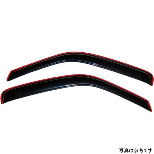 ベント バイザー ウインドウ ディフレクター 2ピース スモーク 03年-10年 Chevy Kodiak